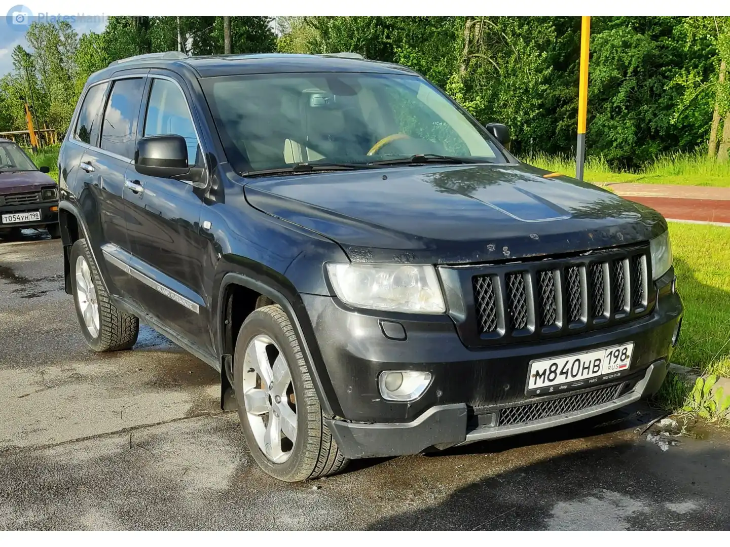 Фото автомобиля JEEP GRAND CHEROKEE, 2011 — госномер С328АК774. Цвет: ЧЕРНЫЙ