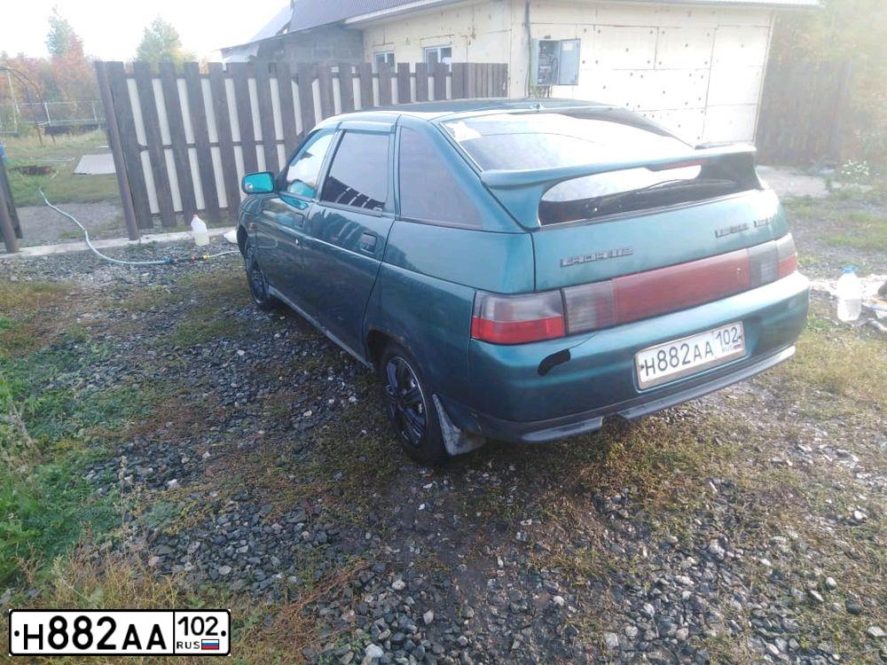 Фото автомобиля LADA 2112, 2003 — госномер Е841МВ35. Цвет: СЕРЕБРИСТО-ЗЕЛЕНЫЙ