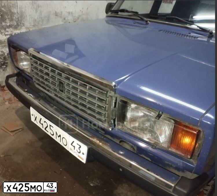 Фото автомобиля LADA 2107, 2005 — госномер Х425МО43. Цвет: синий