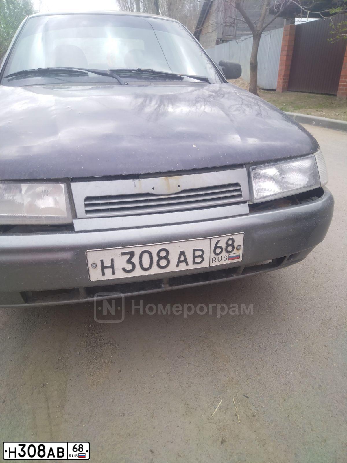Фото автомобиля BOGDAN 2110/2111, 2011 — госномер Н308АВ68. Цвет: ТЕМНО-СЕРЫЙ