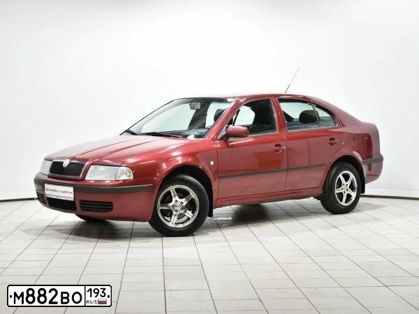 Фото автомобиля SKODA OCTAVIA, 2006 — госномер Е177МТ71. Цвет: ВИШНЕВЫЙ