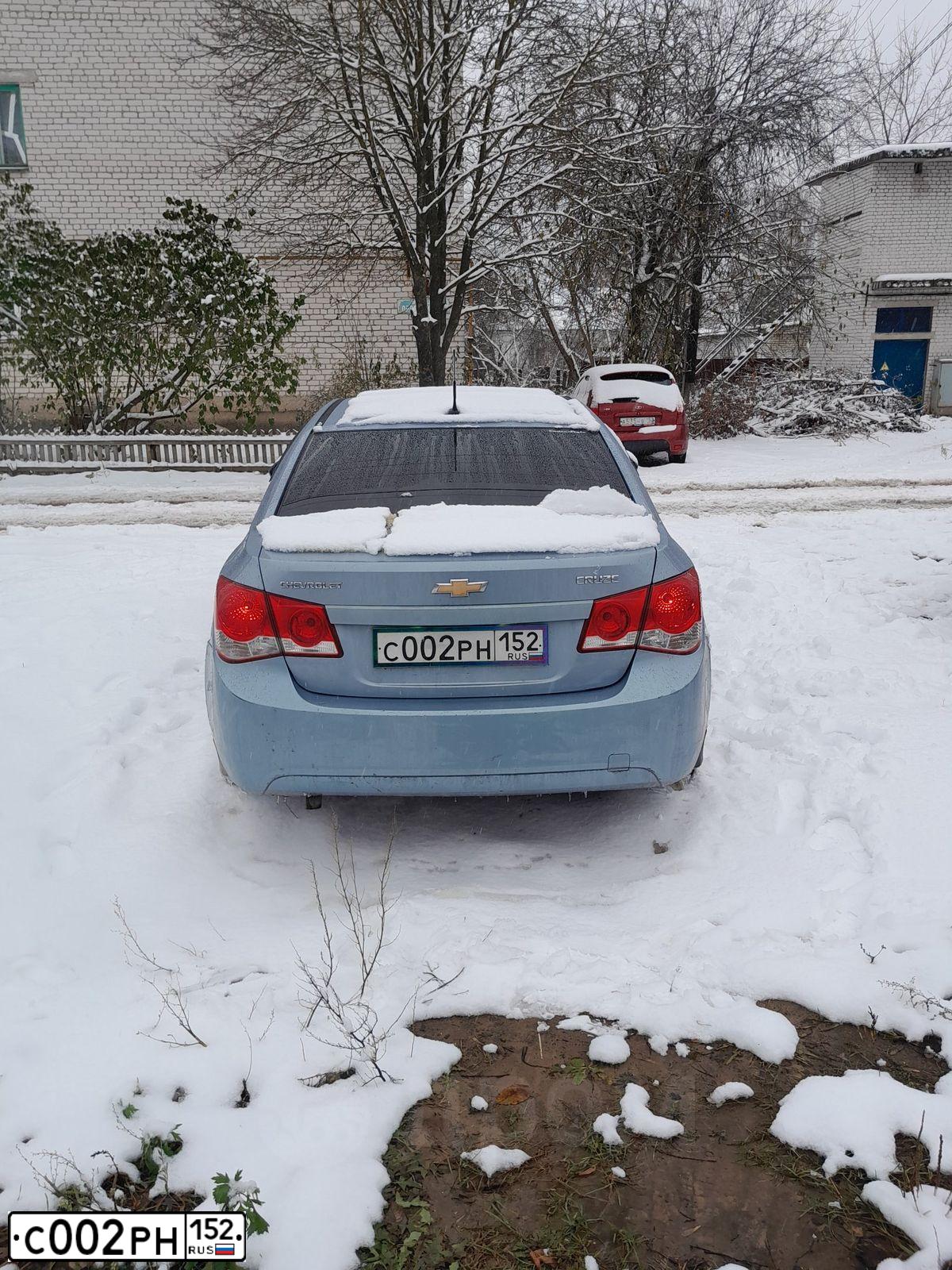 Фото автомобиля CHEVROLET CRUZE, 2009 — госномер У832КВ44