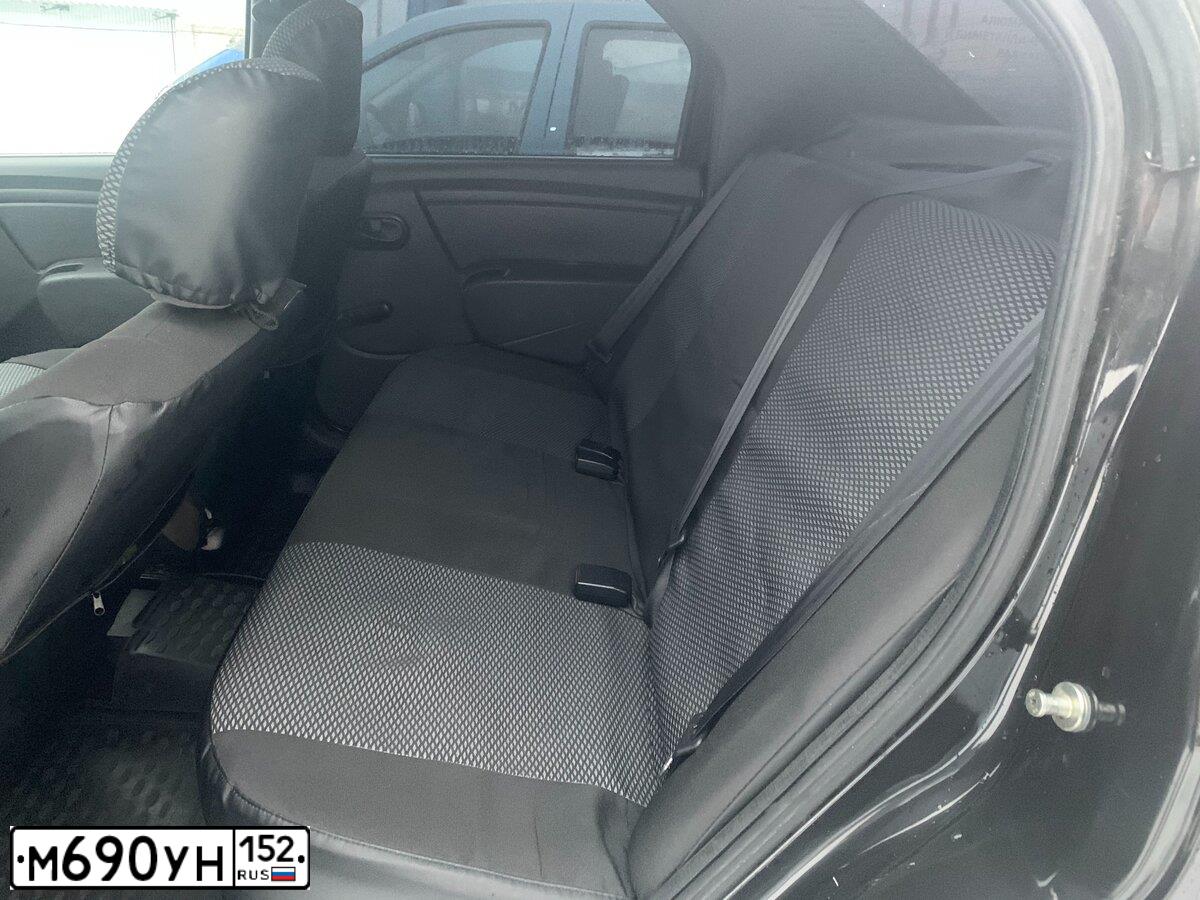 Фото автомобиля RENAULT LOGAN, 2014 — госномер А211СТ252. Цвет: Белый
