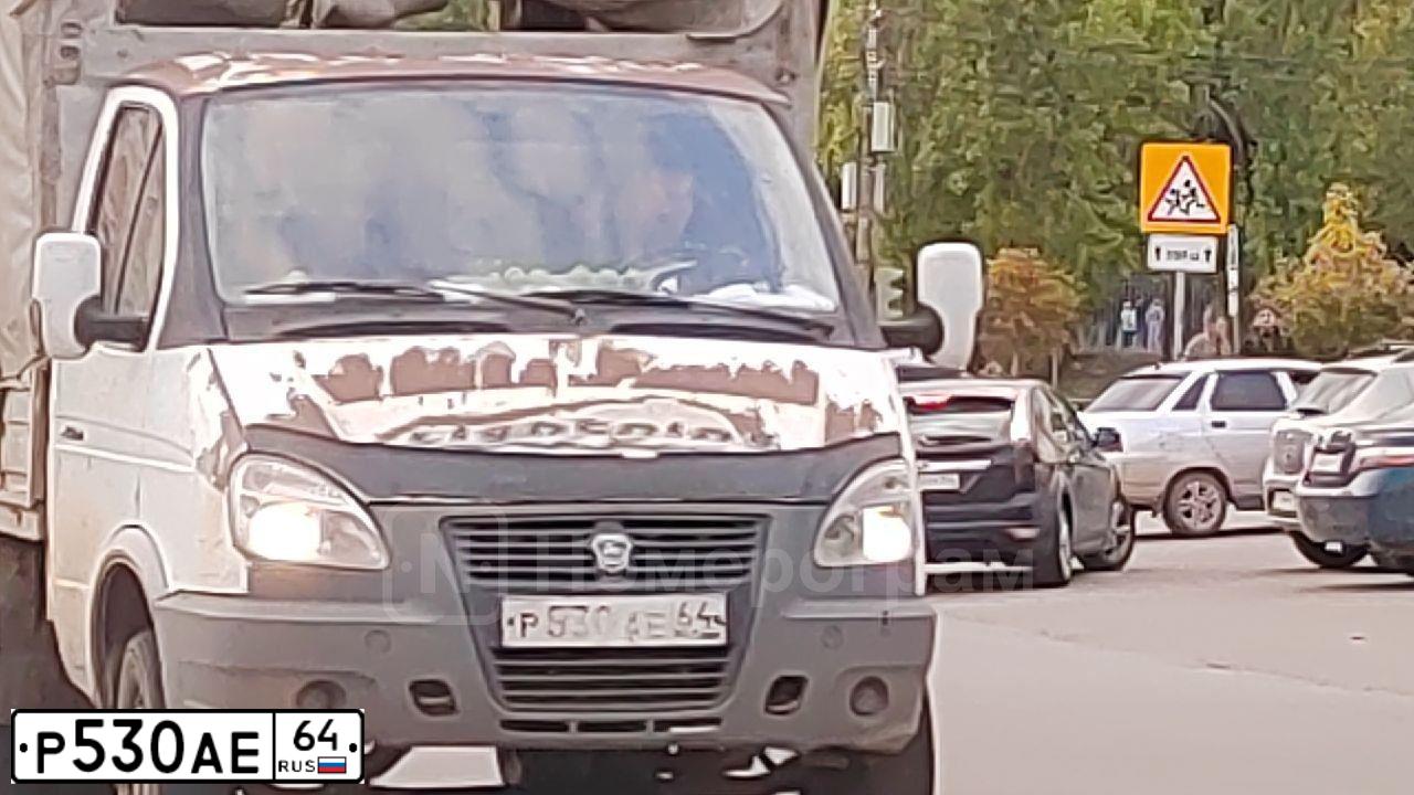 Фото автомобиля GAZ 3302 EL, 2007 — госномер Р530АЕ64. Цвет: БЕЛЫЙ