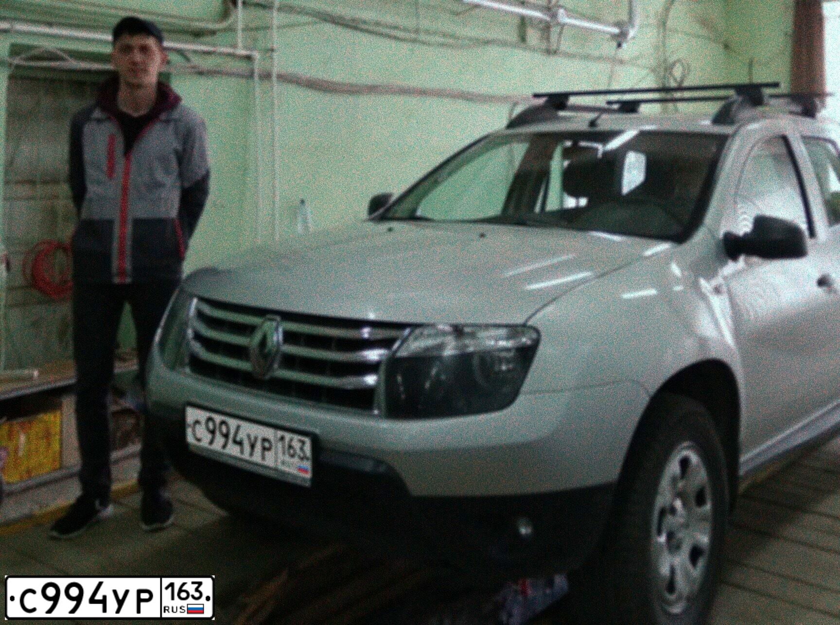 Фото автомобиля RENAULT DUSTER, 2013 — госномер С994УР163. Цвет: СВЕТЛО-СЕРЫЙ