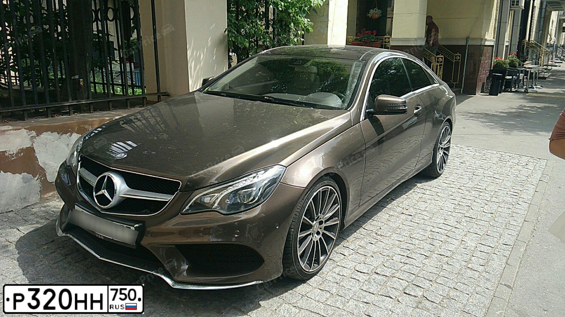 Фото автомобиля MERCEDES E-KLASSE, 2013 — госномер С330СО716. Цвет: Коричневый