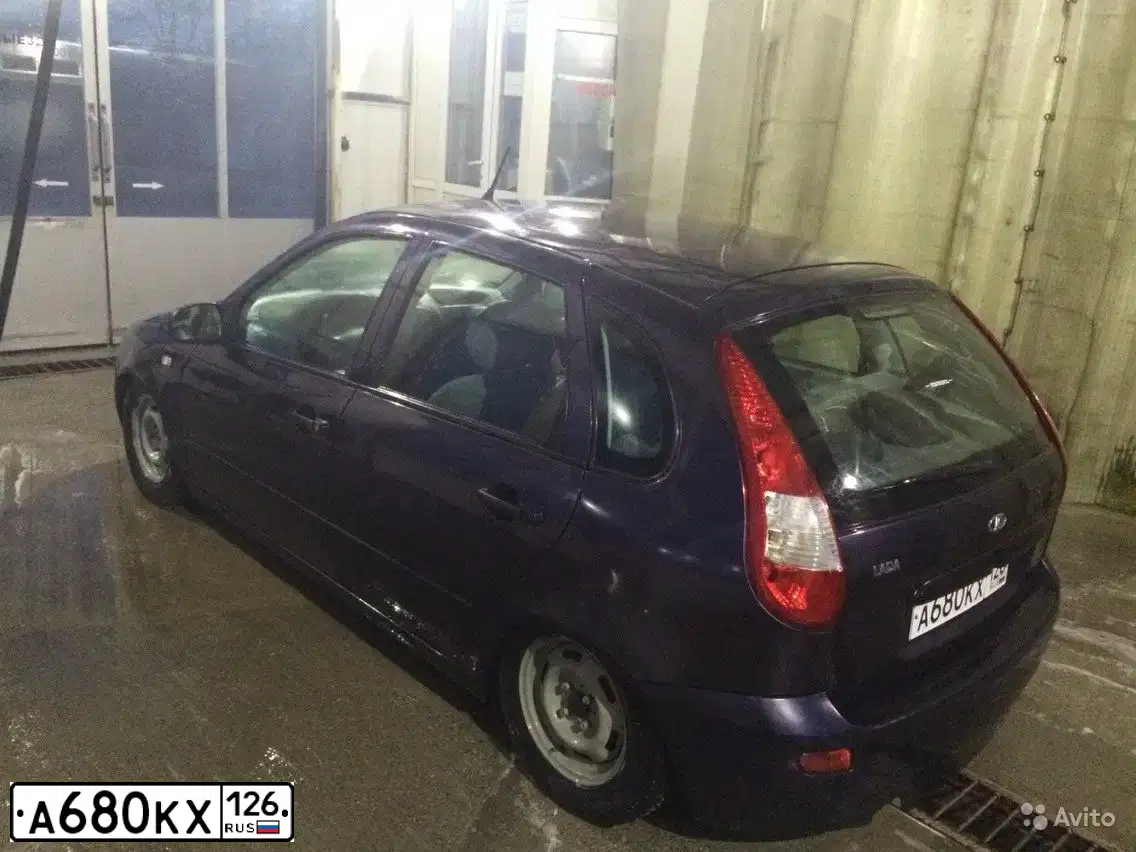 Фото автомобиля LADA 1119 KALINA, 2007 — госномер А680КХ126. Цвет: СИНЕ-ФИОЛЕТОВЫЙ