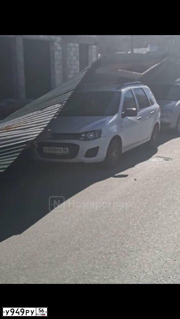 Фото автомобиля LADA 2194 KALINA, 2014 — госномер У949РУ56. Цвет: БЕЛЫЙ