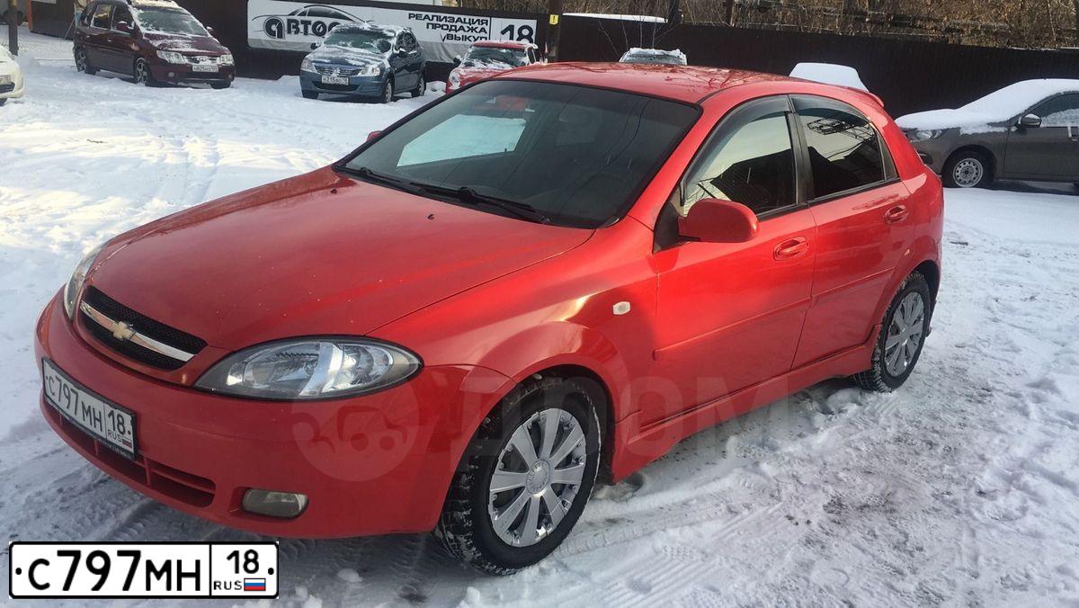 Фото автомобиля CHEVROLET LACETTI, 2008 — госномер Р428АВ159. Цвет: Красный