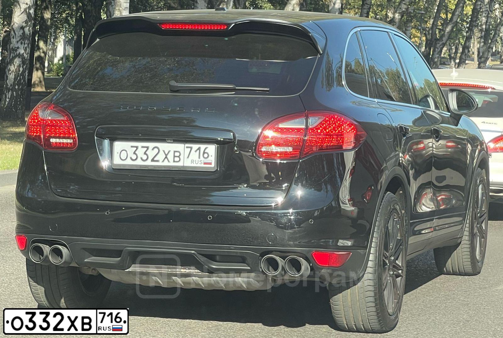 Фото автомобиля PORSCHE CAYENNE, 2010 — госномер С003СУ56. Цвет: ЧЕРНЫЙ