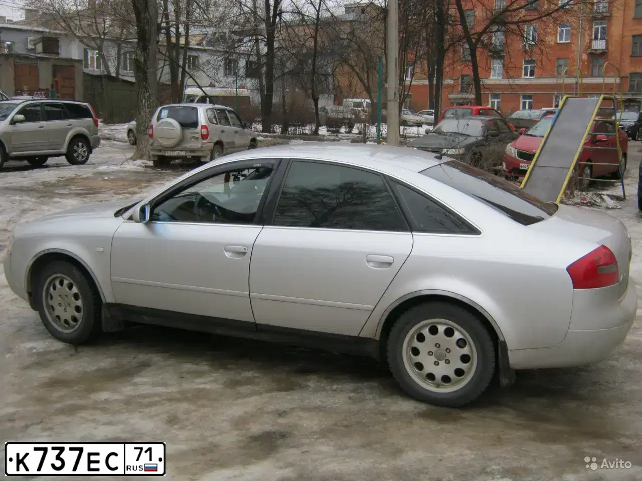 Фото автомобиля AUDI A6, 2000 — госномер К737ЕС71. Цвет: СЕРЕБРИСТЫЙ