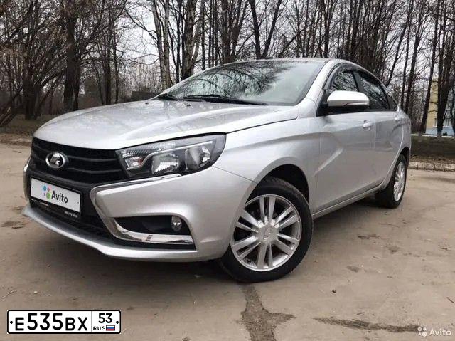 Фото автомобиля LADA VESTA, 2016 — госномер К523СА53. Цвет: СЕРЕБРИСТЫЙ
