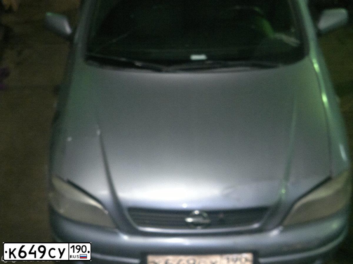 Фото автомобиля OPEL ASTRA, 2004 — госномер А051ОВ97. Цвет: Серый