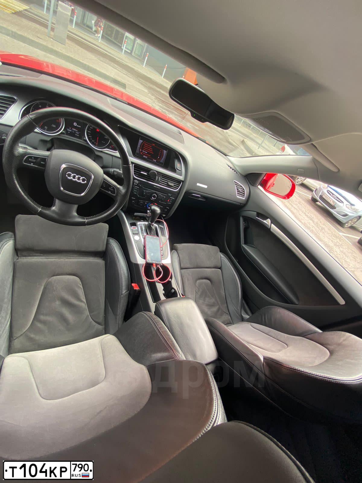 Фото автомобиля AUDI A5, 2009 — госномер В472ЕО197. Цвет: Красный