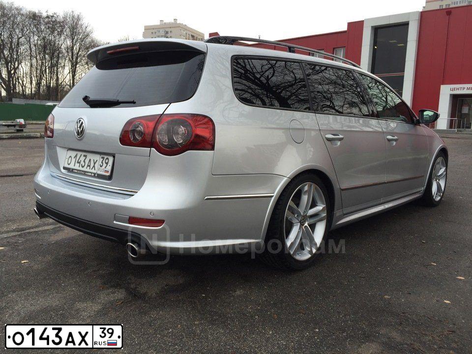 Фото автомобиля VOLKSWAGEN PASSAT, 2007 — госномер С251СМ39. Цвет: Серебристый