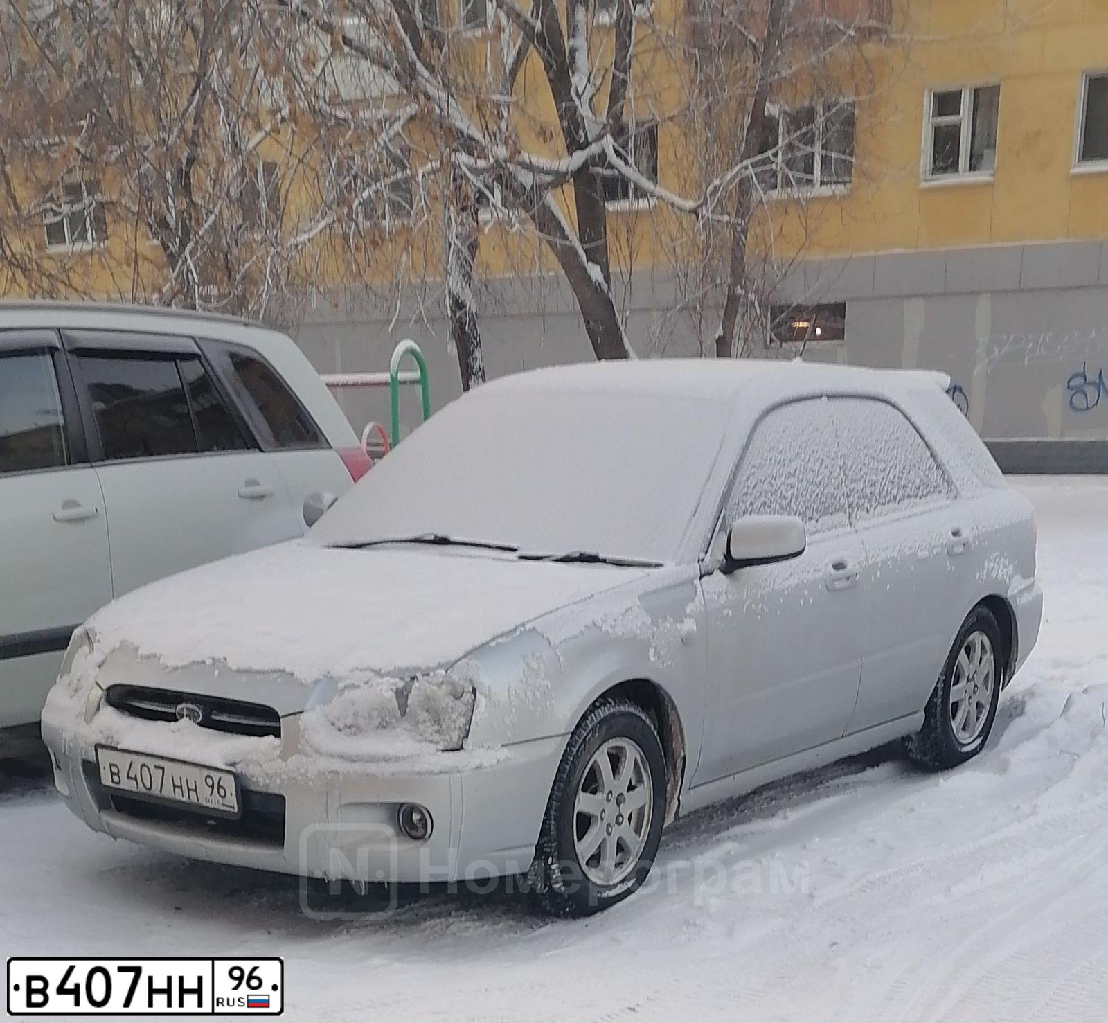 Фото автомобиля SUBARU IMPREZA, 2004 — госномер В407НН96