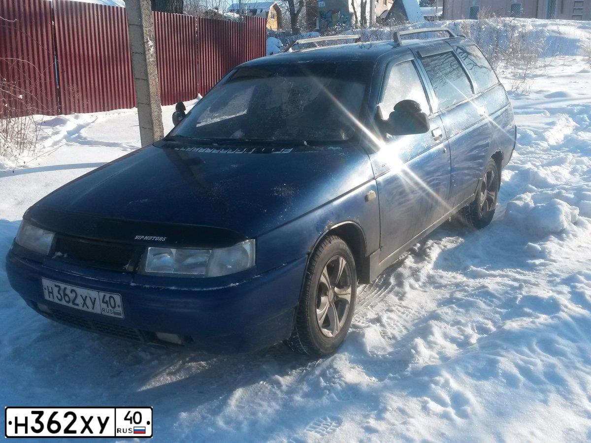 Фото автомобиля LADA 2111, 2001 — госномер Е548СВ40. Цвет: синий