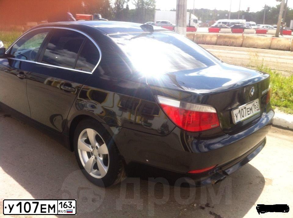 Фото автомобиля BMW SERIE 5, 2006 — госномер Р232РР26. Цвет: ЧЕРНЫЙ