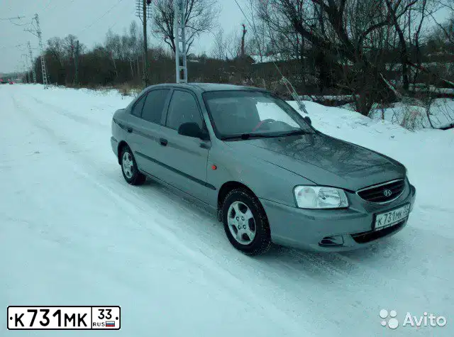 Фото автомобиля TAGAZ ACCENT, 2008 — госномер К906РХ33. Цвет: СЕРЫЙ