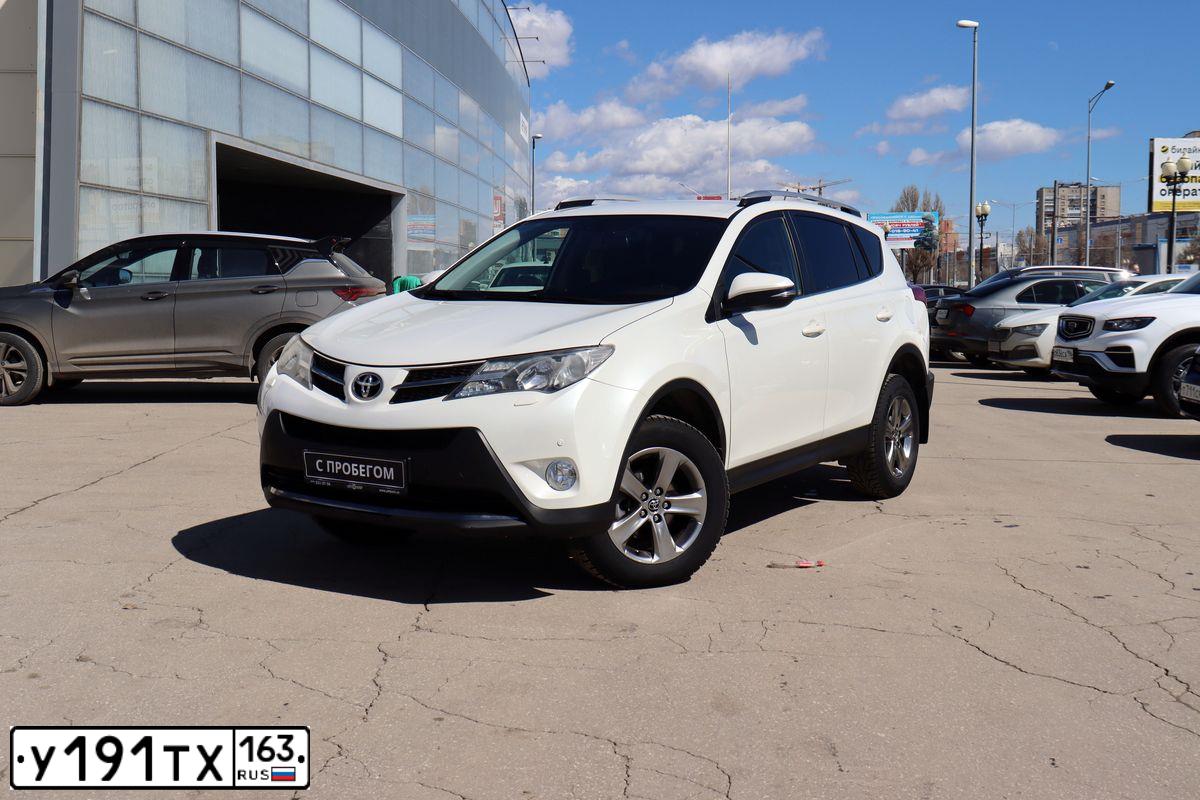 Фото автомобиля TOYOTA RAV4, 2015 — госномер У191ТХ163. Цвет: БЕЛЫЙ