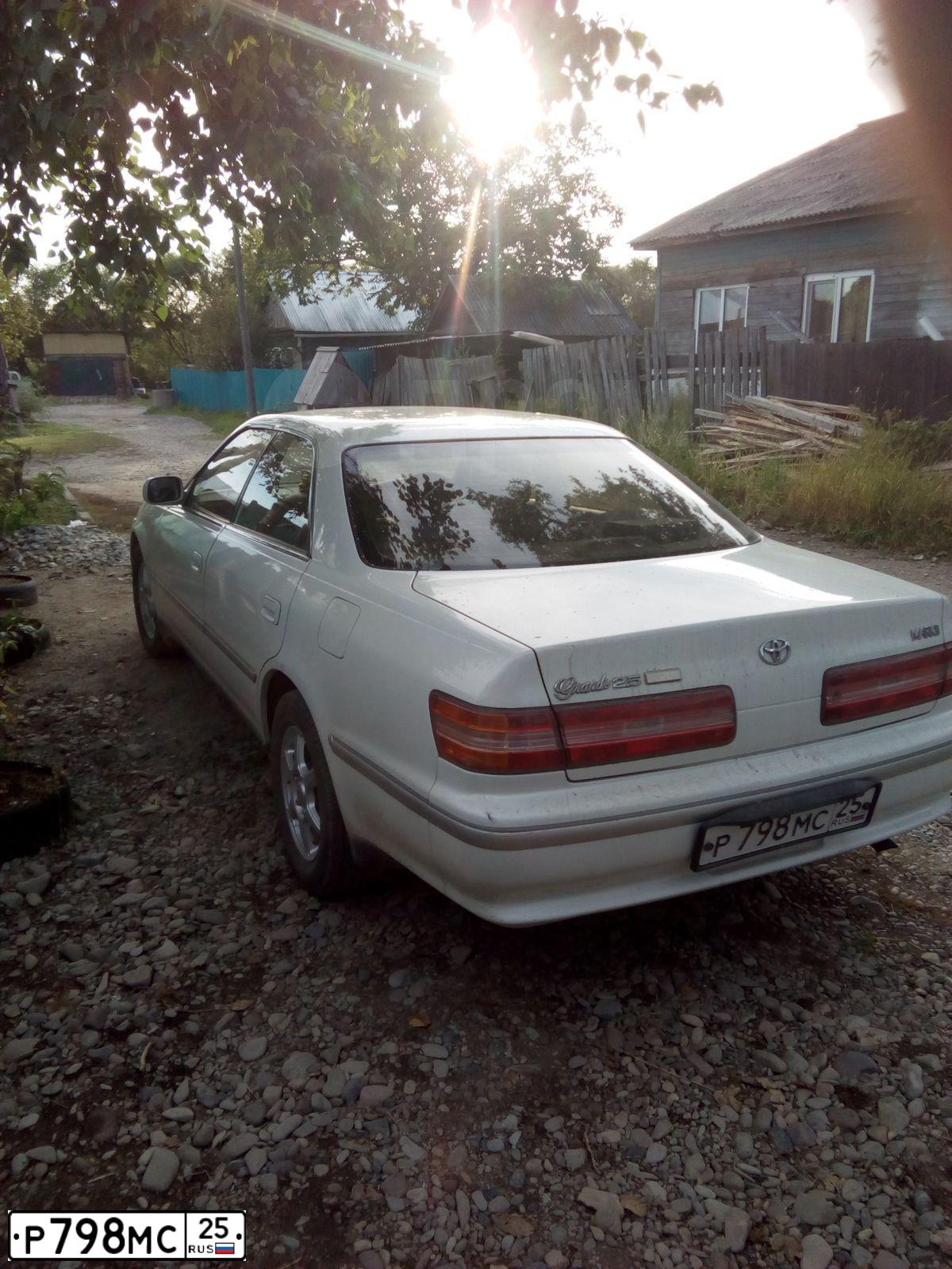 Фото автомобиля TOYOTA MARK II, 1989 — госномер М059ОВ125