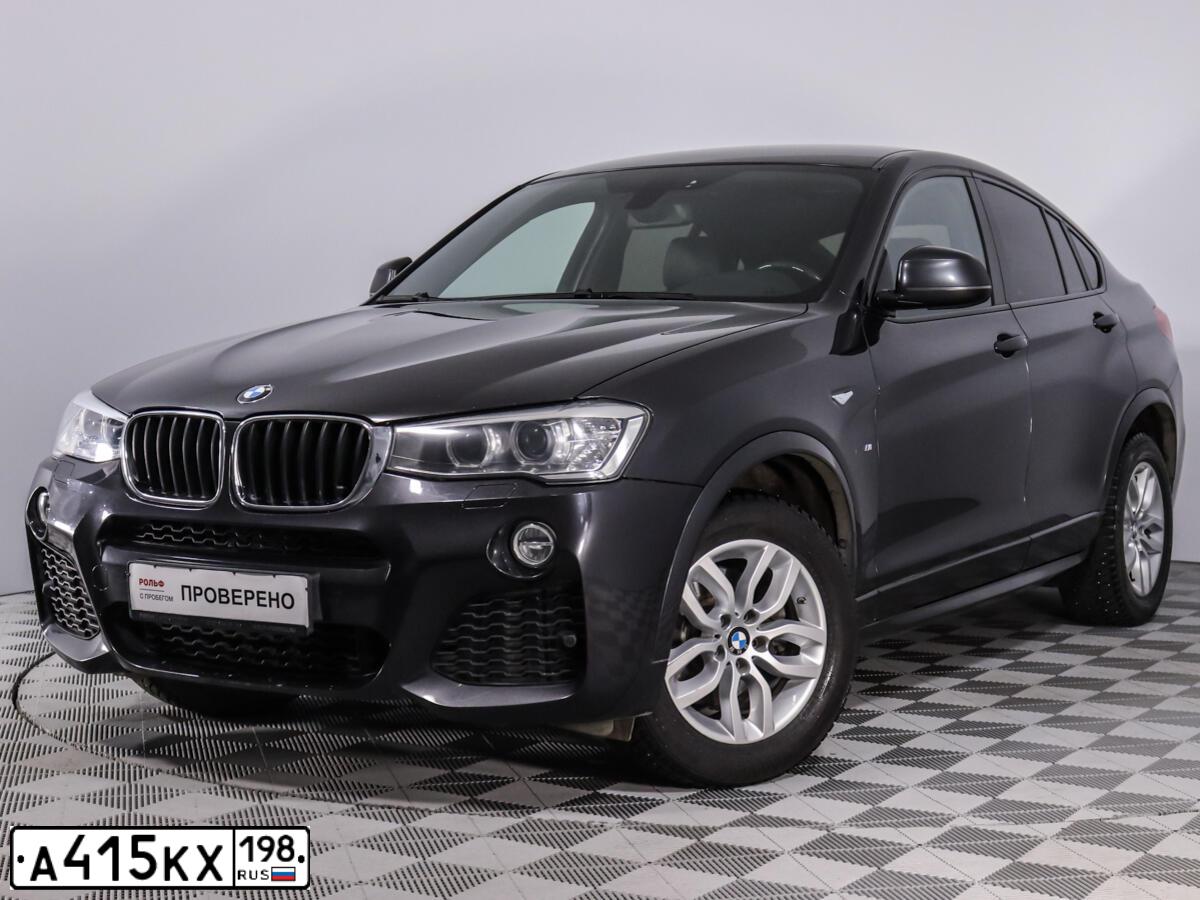 Фото автомобиля BMW X4, 2018 — госномер Н294НО198. Цвет: ТЕМНО-СЕРЫЙ