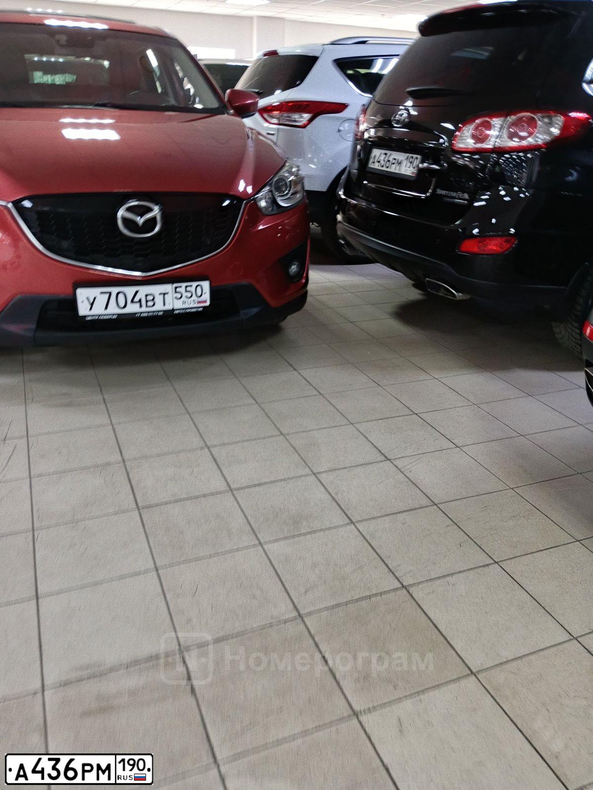 Фото автомобиля HYUNDAI SANTA FE, 2011 — госномер С955КА550. Цвет: ЧЕРНЫЙ
