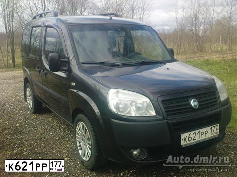 Фото автомобиля FIAT DOBLO, 2006 — госномер Х360ХВ36. Цвет: ЧЕРНЫЙ