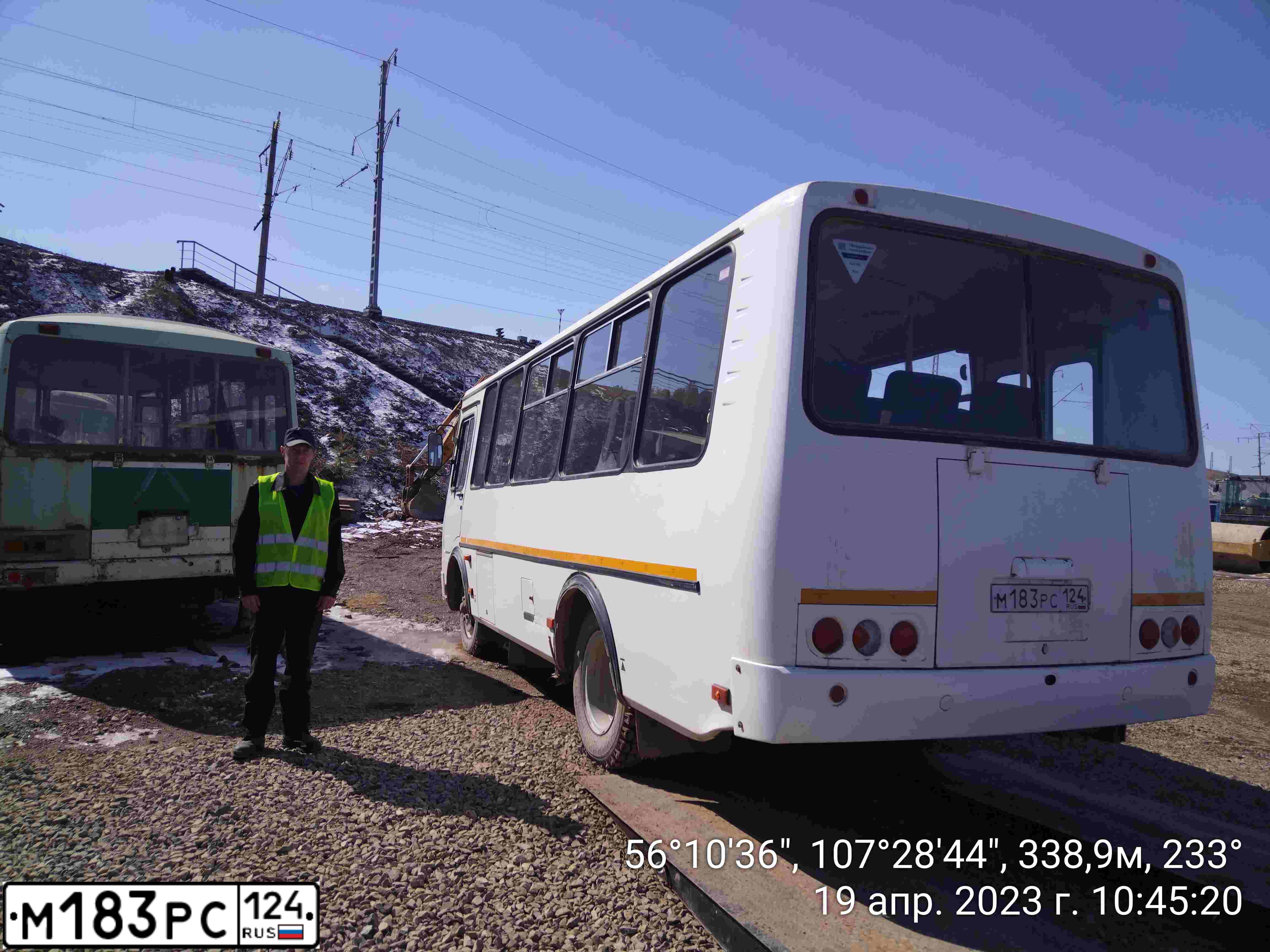 Фото автомобиля ПАЗ 320540-02 320540 02, 2021 — госномер М183РС124. Цвет: Белый