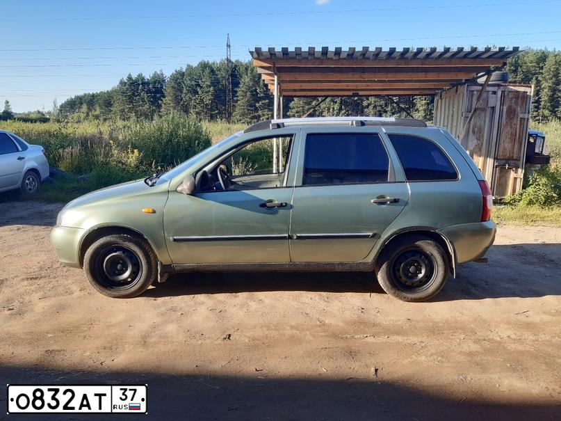 Фото автомобиля LADA 1117 KALINA, 2008 — госномер У471ТК33. Цвет: СВЕТЛО-ЗЕЛЕНЫЙ