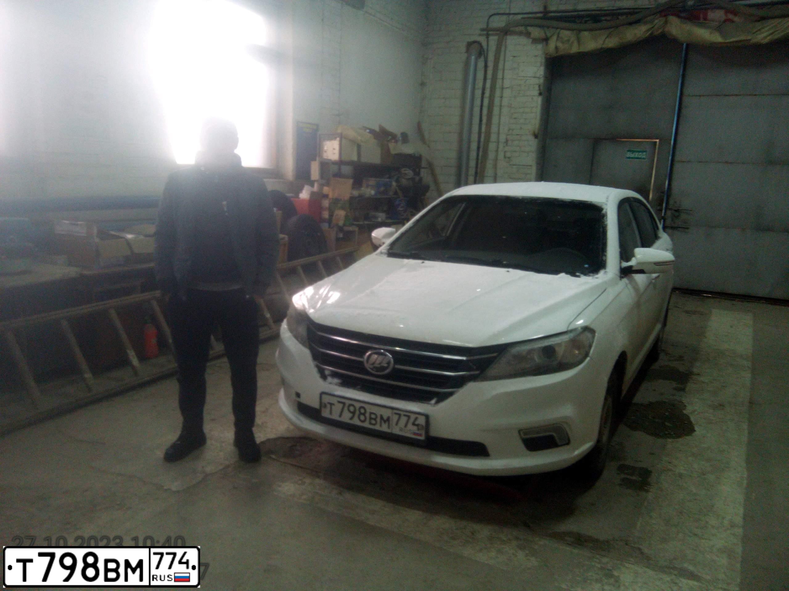 Фото автомобиля LIFAN SOLANO, 2018 — госномер Т798ВМ774. Цвет: Белый