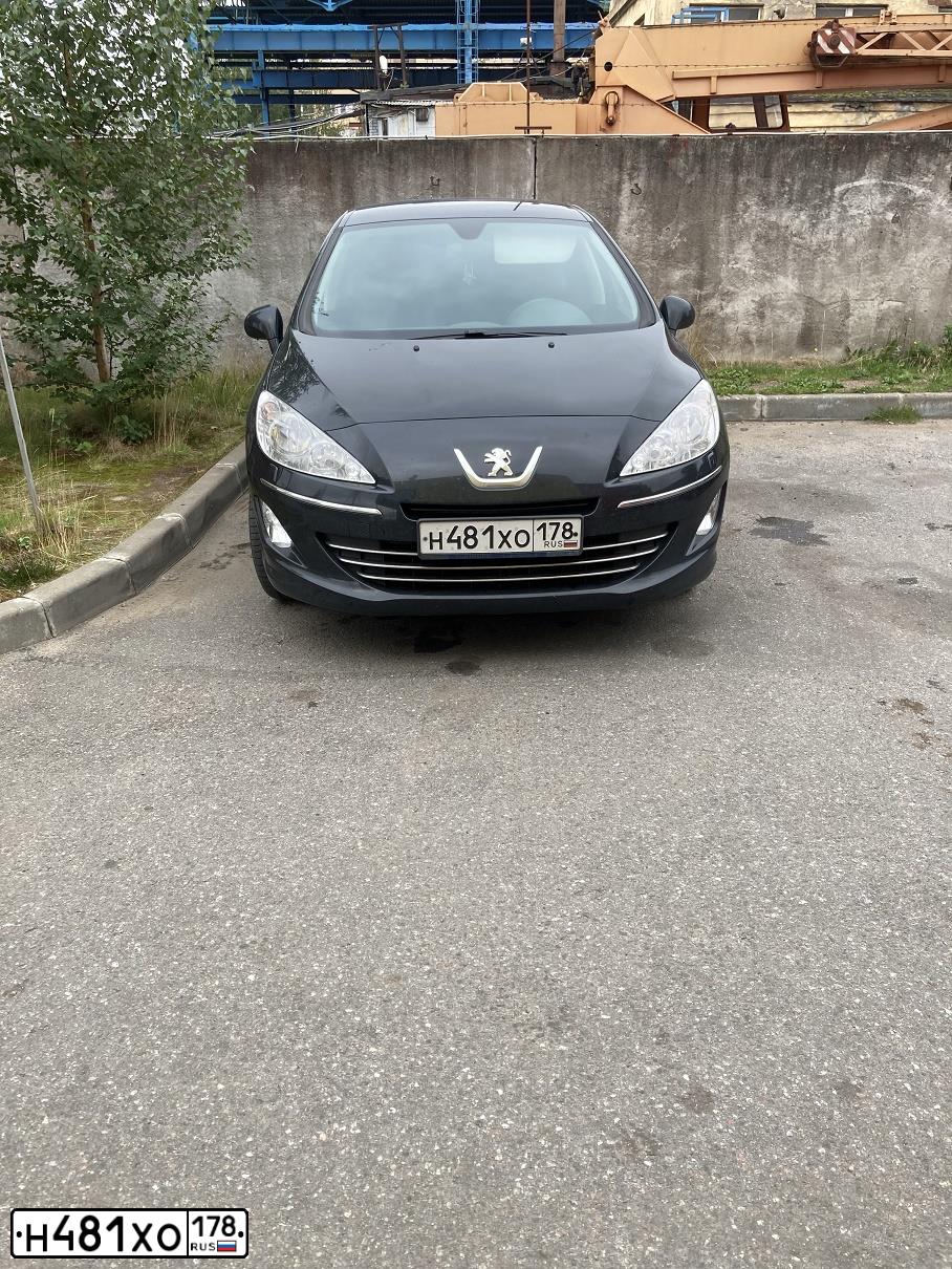 Фото автомобиля PEUGEOT 408, 2012 — госномер Н481ХО178. Цвет: ЧЕРНЫЙ
