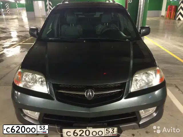 Фото автомобиля ACURA MDX, 2003 — госномер Е622МУ198. Цвет: ТЕМНО-СЕРЫЙ