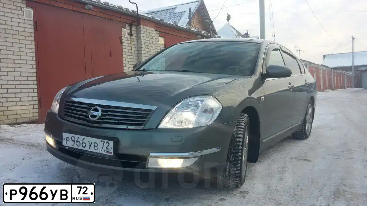 Фото автомобиля NISSAN TEANA, 2006 — госномер М557СВ154. Цвет: СЕРЫЙ