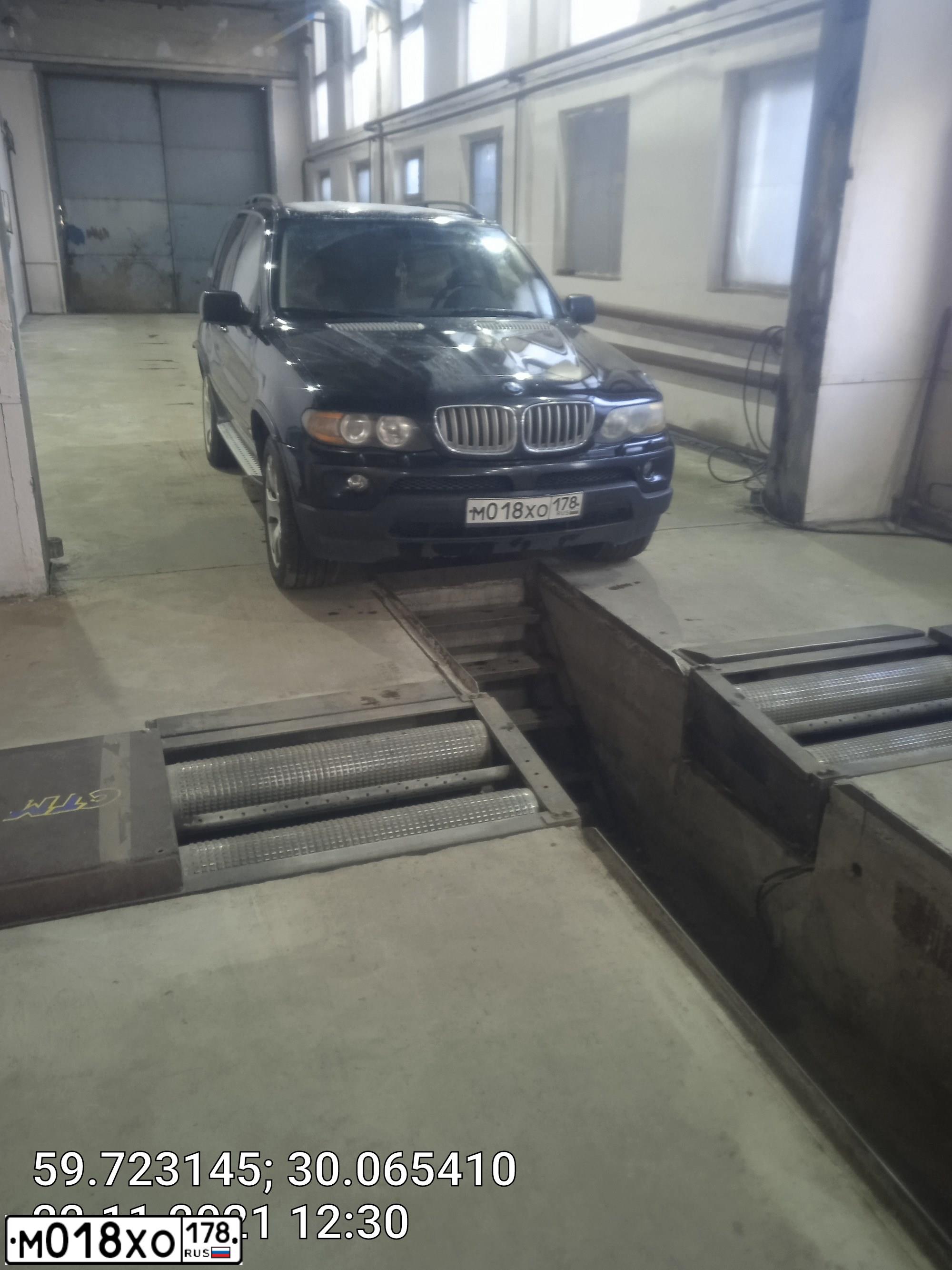 Фото автомобиля BMW X5, 2003 — госномер М018ХО178. Цвет: ЧЕРНЫЙ