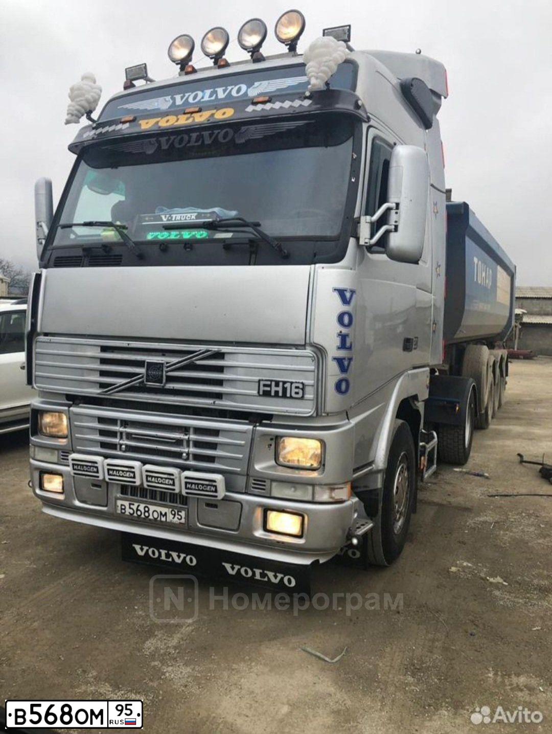 Фото автомобиля VOLVO SERIE FH /4X2/, 1995 — госномер О078СК05. Цвет: СЕРЕБРИСТЫЙ
