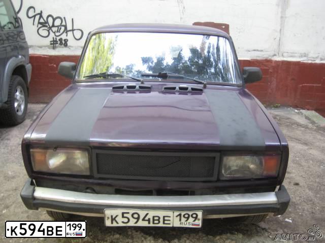 Фото автомобиля LADA 2105, 1997 — госномер К594ВЕ199. Цвет: ФИОЛЕТОВЫЙ