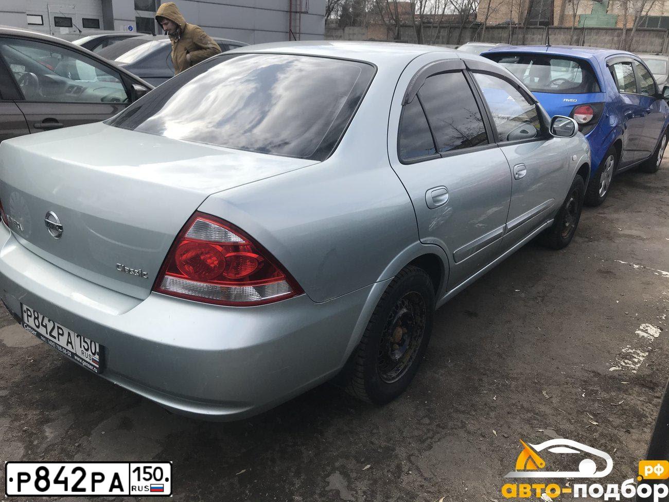 Фото автомобиля NISSAN ALMERA, 2007 — госномер Е719ЕТ797. Цвет: Серебристый