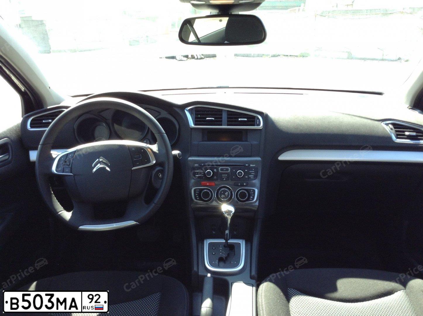 Фото автомобиля CITROEN C4, 2014 — госномер В503МА92. Цвет: ЧЕРНЫЙ
