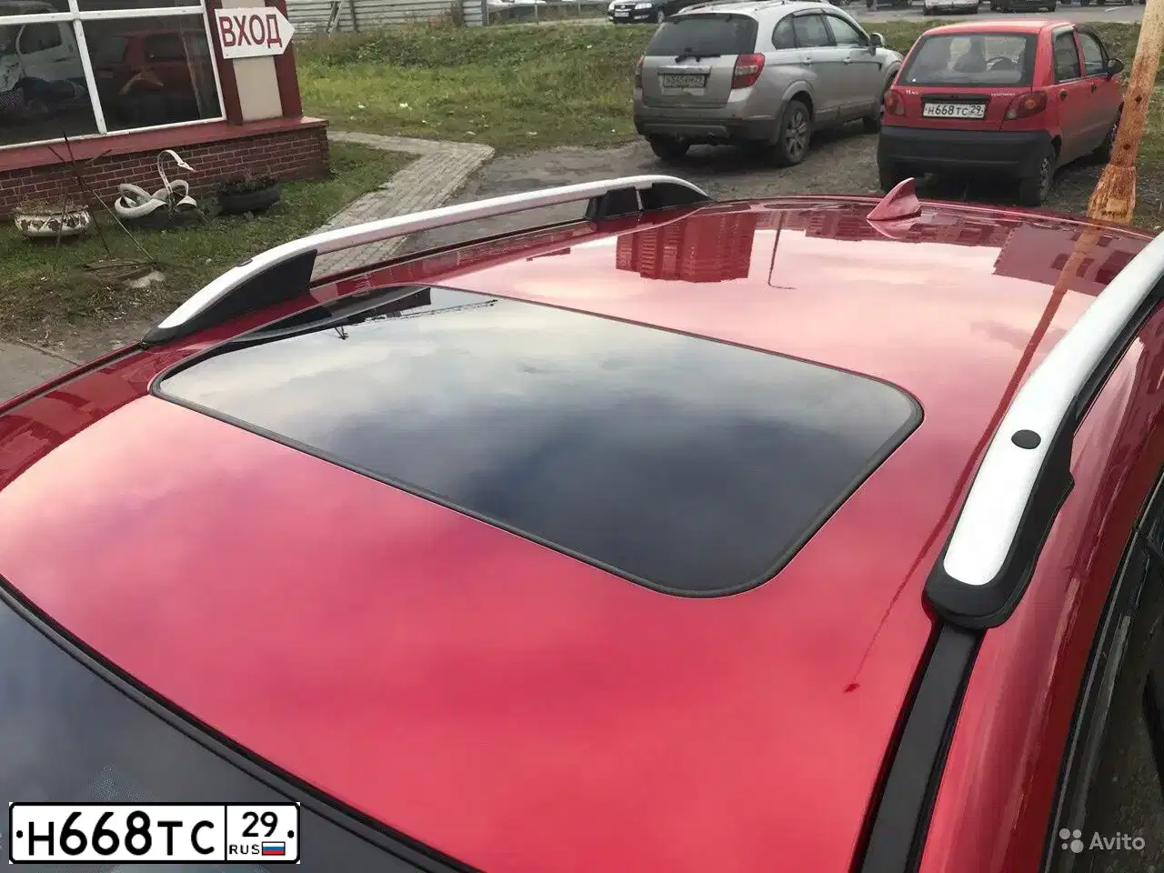 Фото автомобиля DAEWOO MATIZ, 2010 — госномер О269НС29. Цвет: Красный