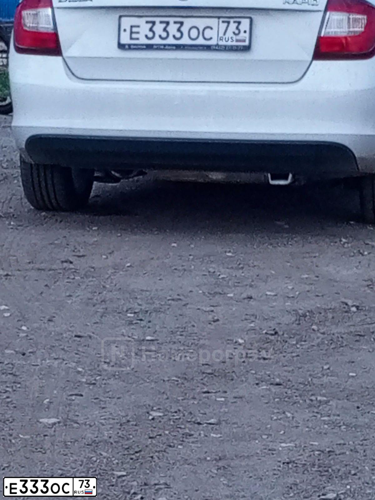 Фото автомобиля LADA 2114 SAMARA, 2011 — госномер Е333ОС73. Цвет: БЕЛЫЙ