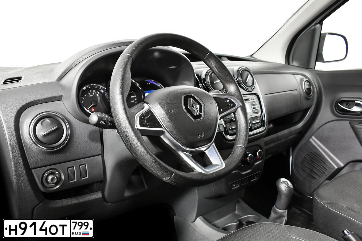 Фото автомобиля RENAULT DOKKER, 2019 — госномер С217МР40. Цвет: Белый