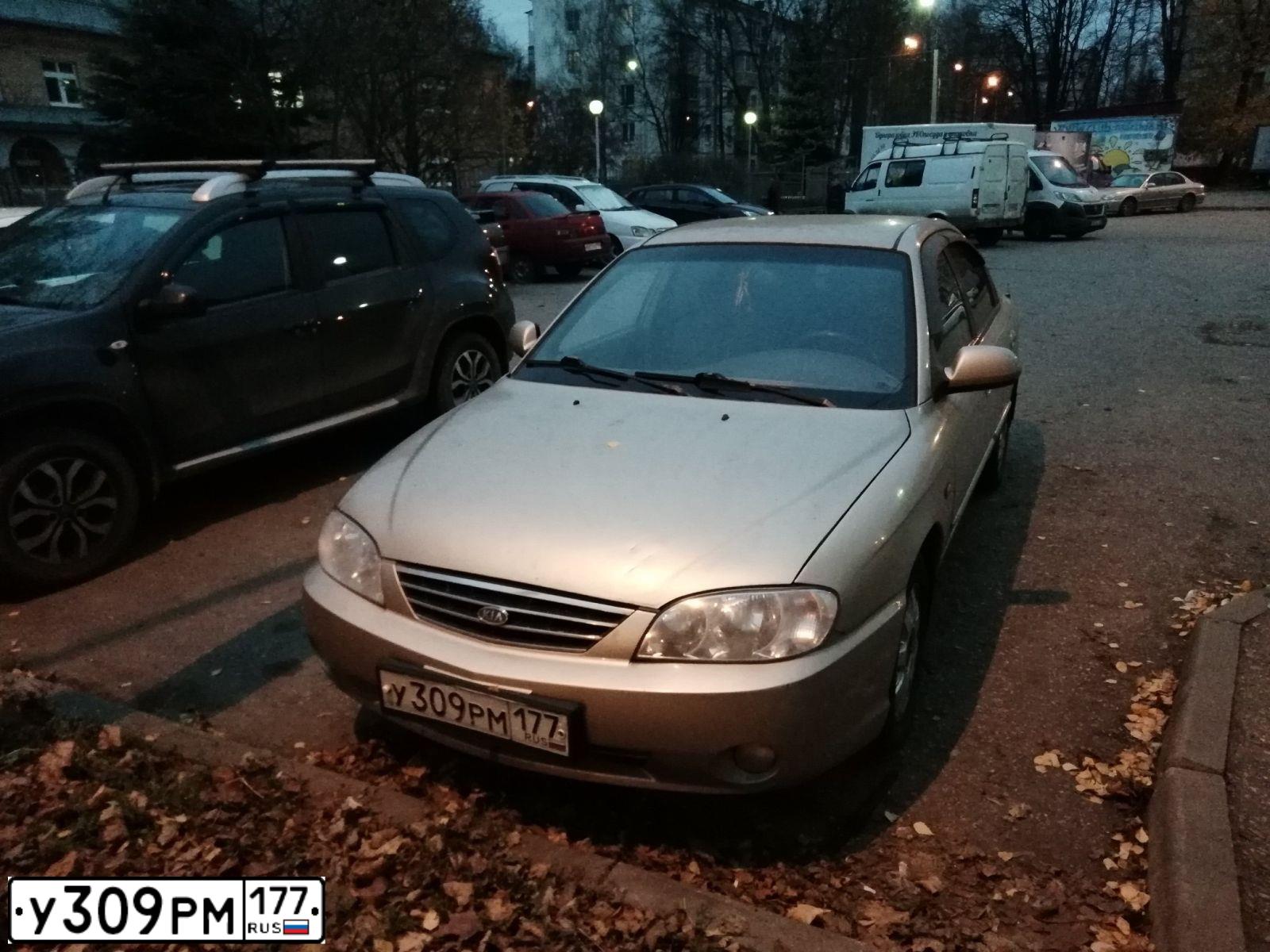 Фото автомобиля KIA SPECTRA, 2007 — госномер Е687АВ250