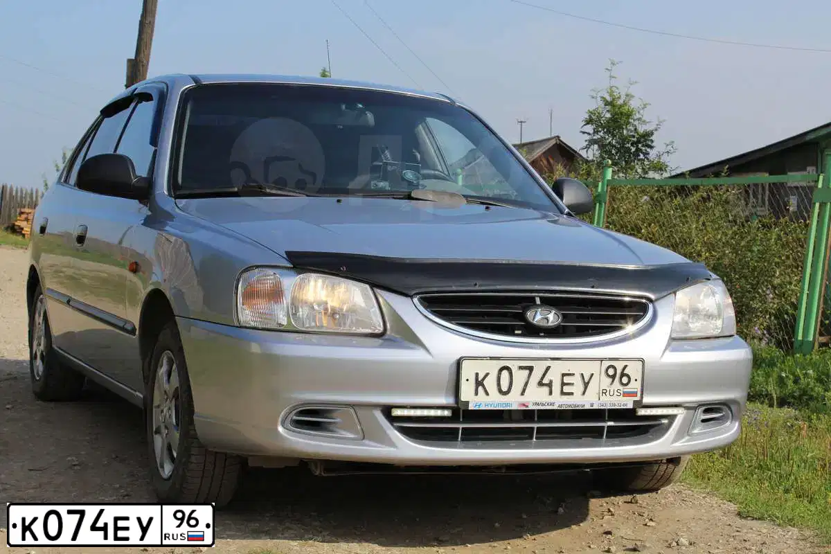 Фото автомобиля TAGAZ Z ACCENT, 2007 — госномер К074ЕУ96. Цвет: СЕРЕБРИСТЫЙ