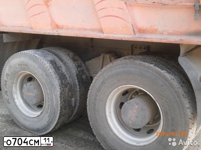 Фото автомобиля KAMAZ 6520 /6X4/, 2006 — госномер О704СМ11. Цвет: ОРАНЖЕВЫЙ