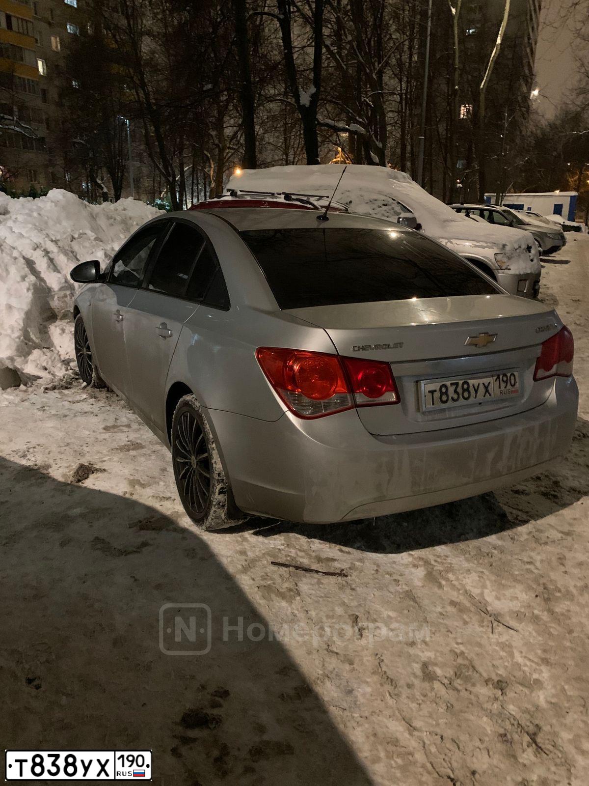 Фото автомобиля CHEVROLET CRUZE, 2012 — госномер К659ТХ797