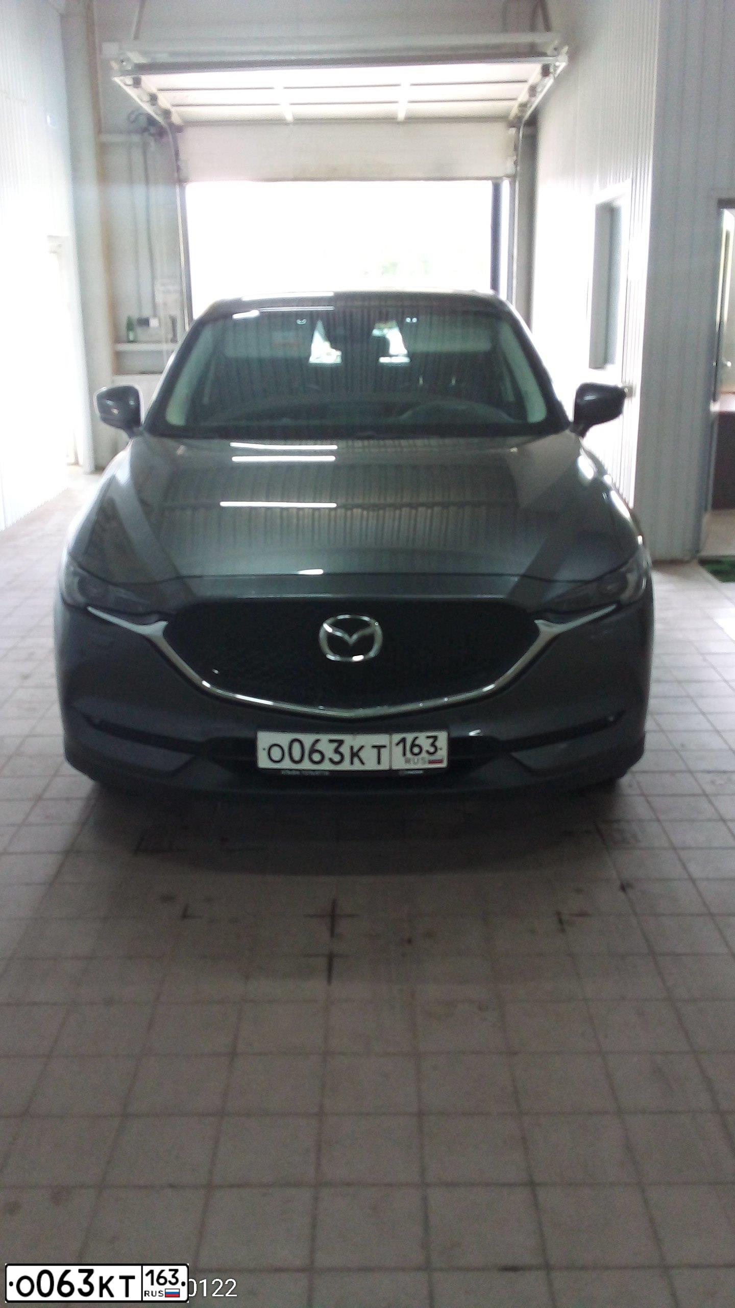 Фото автомобиля MAZDA CX-5, 2017 — госномер О063КТ163. Цвет: ТЕМНО СЕРЫЙ
