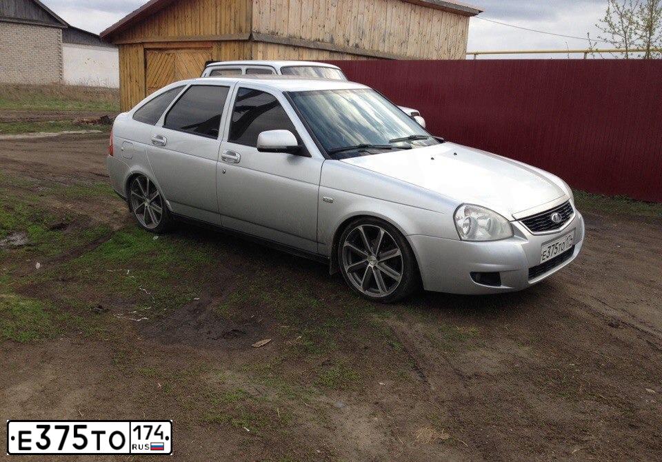 Фото автомобиля LADA 2172 PRIORA, 2008 — госномер К734МС102. Цвет: СВЕТЛО-СЕРЕБРИСТЫЙ