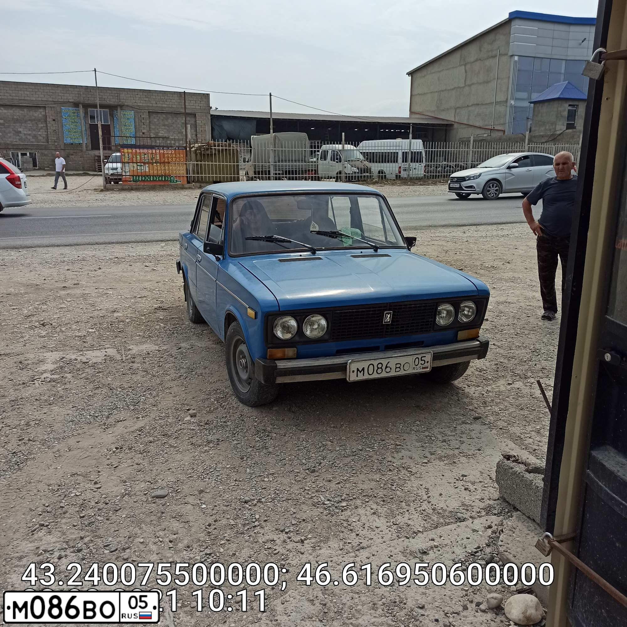 Фото автомобиля LADA 2106, 1994 — госномер М086ВО05. Цвет: СИНИЙ