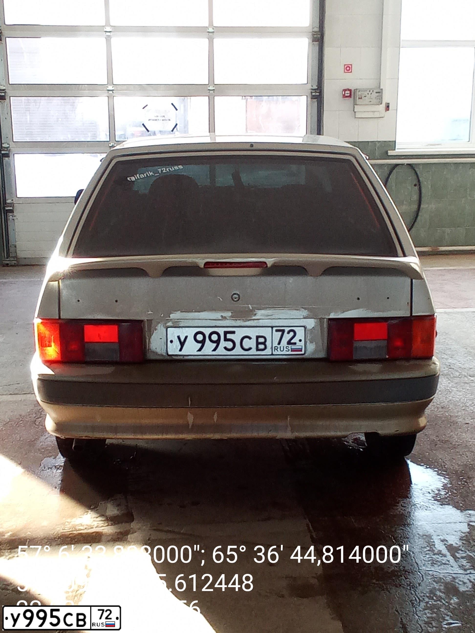 Фото автомобиля LADA 2114 SAMARA, 2006 — госномер У277КТ72. Цвет: СЕРЕБРИСТО-БЕЖЕВЫЙ